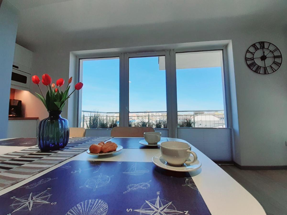 Апартаменты Apartament Kapitanski Mostek 17A Z Widokiem Na Port I Latarnie Morska Oraz Garazem Колобжег Экстерьер фото